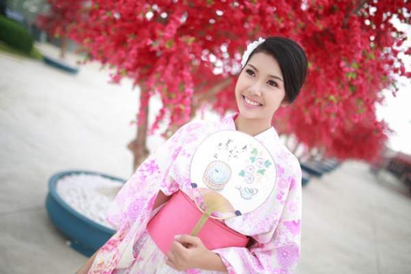 Á khôi Thúy Vân diện kimono làm mỹ nữ Nhật Bản 4