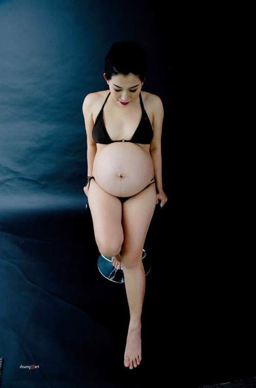 Mẹ bầu 36 tuần tự hào vì chỉ tăng 8kg 3
