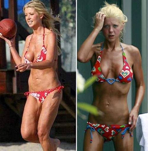 Thân hình bikini quá xập xệ của người mẫu Tara Reid 6