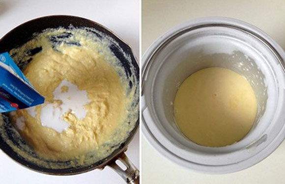 Cách làm kem sầu riêng kiểu lạ mát lịm ngày đầu hè 4
