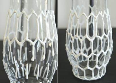Cách làm lọ hoa thủy tinh 3D độc đáo 2