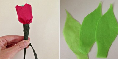 Cách làm bình hoa từ giấy lụa trang trí tiệc thêm xinh 3