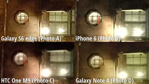 Camera của Galaxy S6 Edge lấn lướt so với đối thủ 7