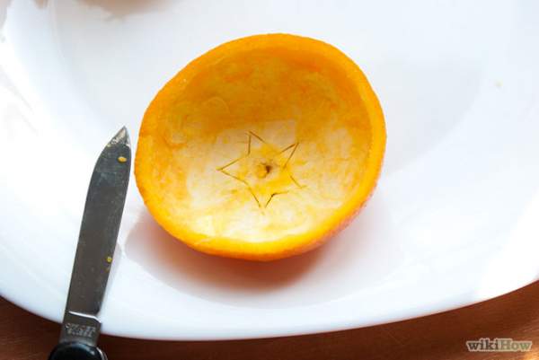 Cách làm nến handmade bằng quả cam đẹp mà độc 5