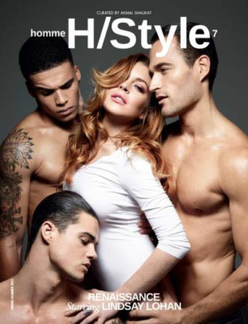 Lindsay Lohan tái xuất khêu gợi trên tạp chí đàn ông 6