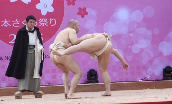 Xem võ sĩ Sumo Nhật Bản thi đấu ở Hà Nội 4