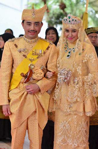 Đám cưới vàng của hoàng gia Brunei 2
