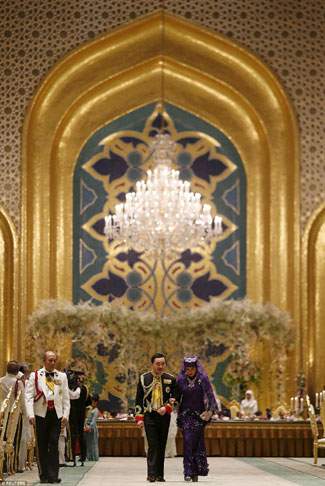Đám cưới vàng của hoàng gia Brunei 13