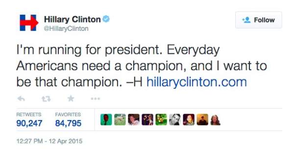 Hillary Clinton dùng mạng xã hội để đánh cược vào cuộc đua Nhà Trắng 2