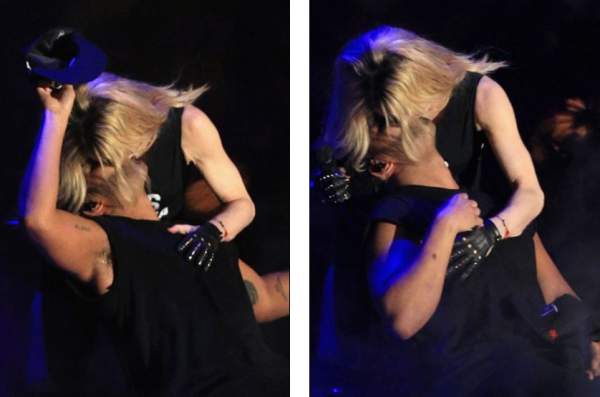 Madonna “khóa môi” đồng nghiệp trẻ trên sân khấu 2