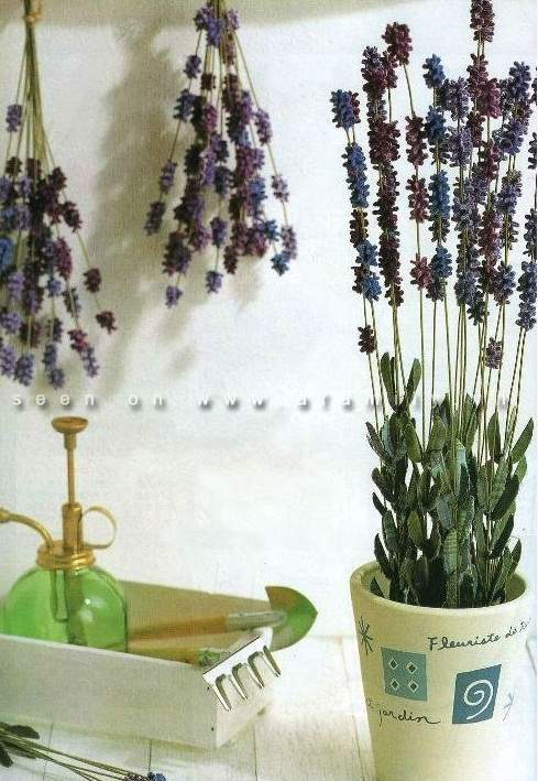 Cách làm hoa lavender bằng giấy đơn giản nhất 11