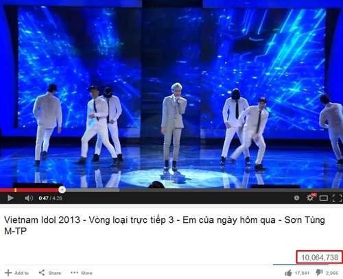 Những MV “hút view” nhất Vpop của Sơn Tùng M-TP 3