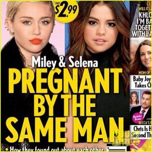 Rộ tin Selena và Miley Cyrus có bầu với Justin Bieber 3