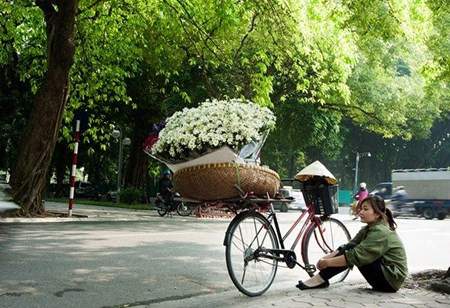 Nữ sinh Du lịch sáng giảng đường, chiều bán hoa 9