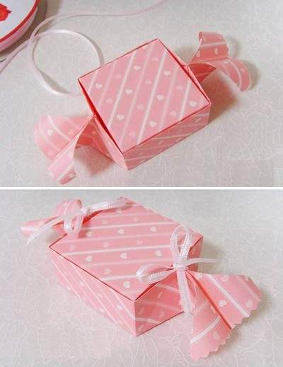 Cách làm hộp quà hình viên kẹo ngọt ngào mà đơn giản 5