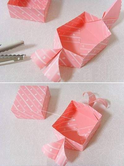 Cách làm hộp quà hình viên kẹo ngọt ngào mà đơn giản 4