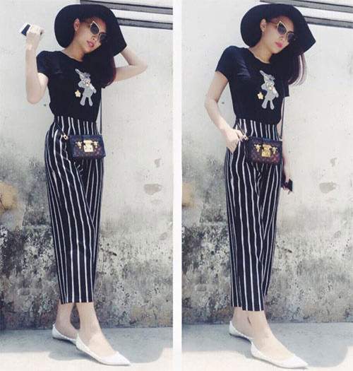 Quần culottes ngày càng tăng độ hot nhờ sao Việt 33