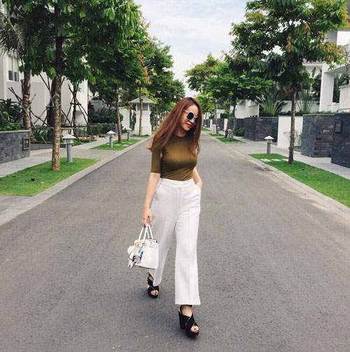 Quần culottes ngày càng tăng độ hot nhờ sao Việt 12