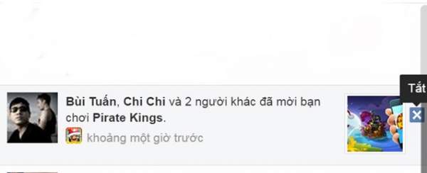 2 cách chặn thông báo mời chơi Pirate Kings trên Facebook 5
