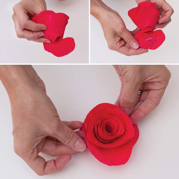 Cách làm hoa giấy đẹp cho bạn gái không khéo tay 6