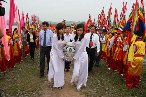 Độc đáo nghi lễ rước nước tại Ninh Bình 7