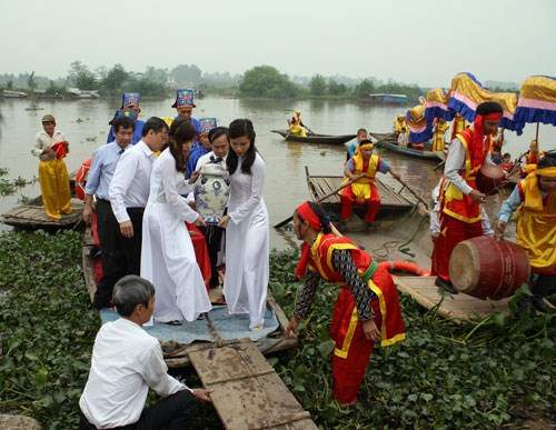 Độc đáo nghi lễ rước nước tại Ninh Bình 6