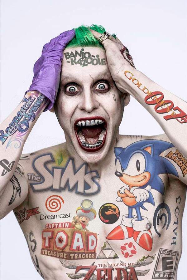 Tạo hình sát nhân Joker của Jared Leto bị chế ảnh hài 6
