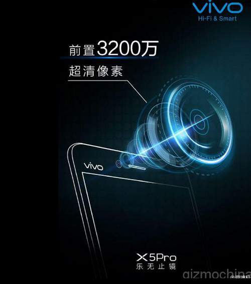 Vivo X5 Pro sẽ có camera trước 32 “chấm” 3