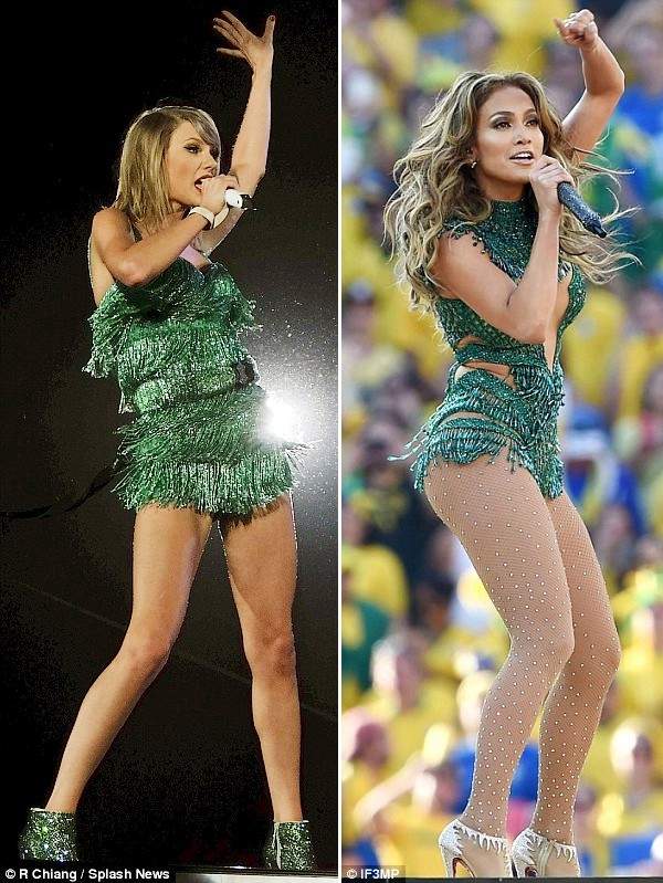 Taylor Swift nhái phong cách Jennifer Lopez? 2