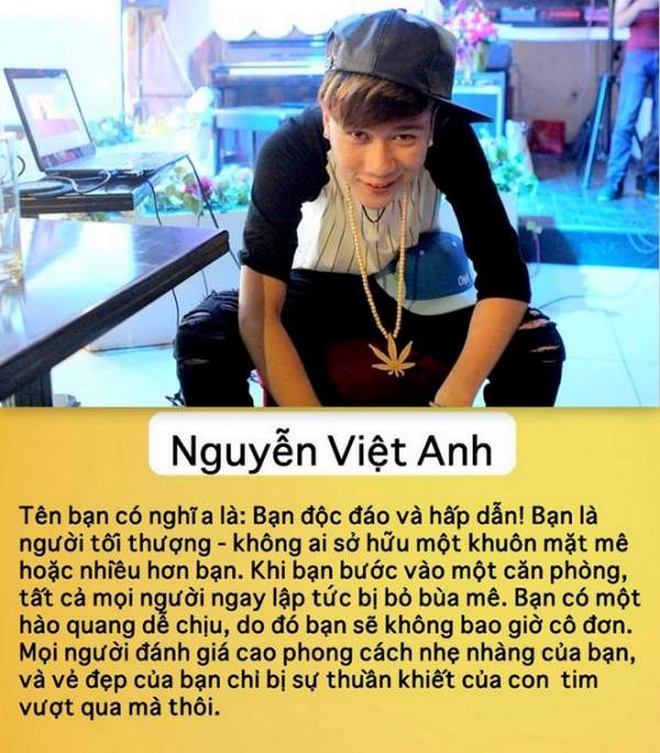 Đoán tính cách qua tên thật của các hot teen Việt 5