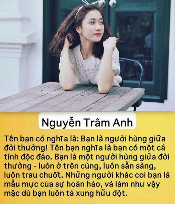 Đoán tính cách qua tên thật của các hot teen Việt 9
