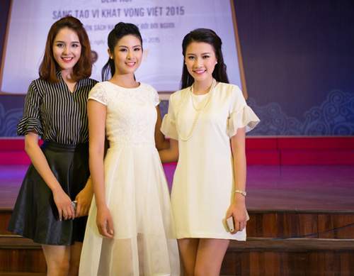 Hoa hậu, Á hậu Việt đọ sắc trắng ở sự kiện 5