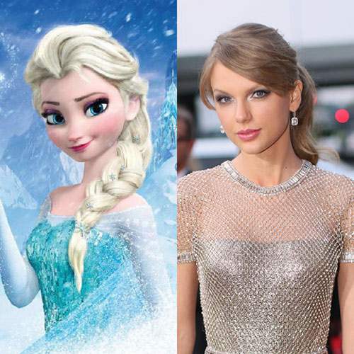 Taylor Swift được so sánh với nữ hoàng băng giá Elsa 6