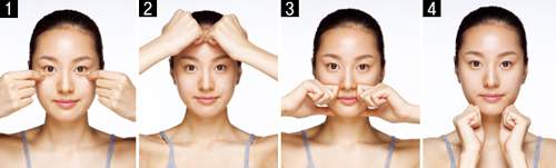 “Cải lão” da mặt bằng cách massage kiểu Hàn 9