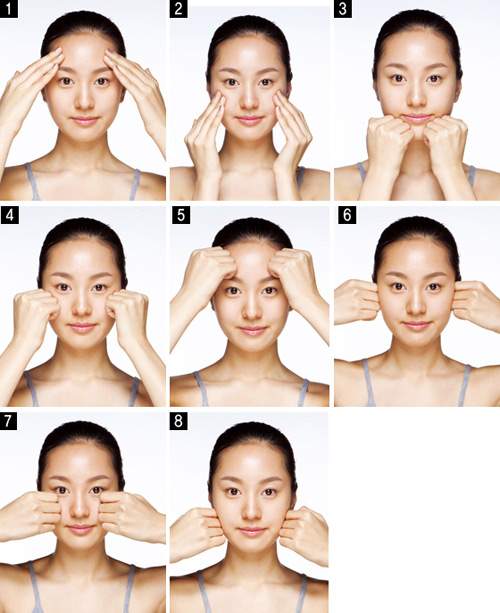 “Cải lão” da mặt bằng cách massage kiểu Hàn 15