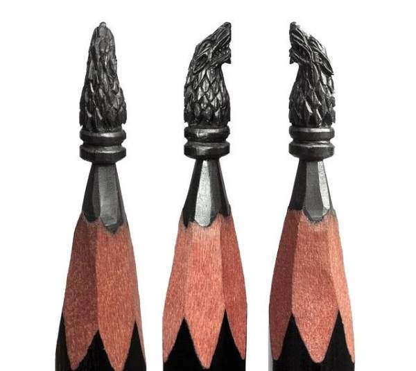 Loạt tác phẩm khắc ngòi bút chì thu hút dân mạng