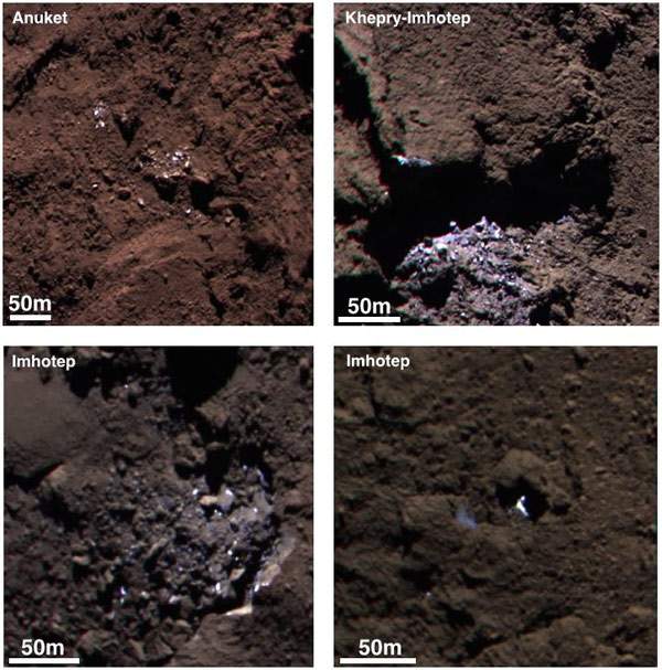 Phát hiện dấu hiệu của nước trên bề mặt sao chổi 2