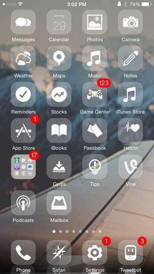 Hướng dẫn làm icon iPhone 6 trong suốt 5