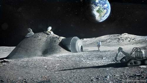 Châu Âu dự định xây làng trên Mặt Trăng 2