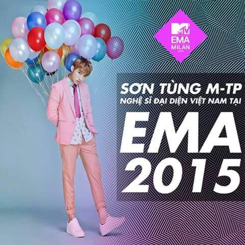 Sơn Tùng chính thức đến “đấu trường” EMA 2015 2