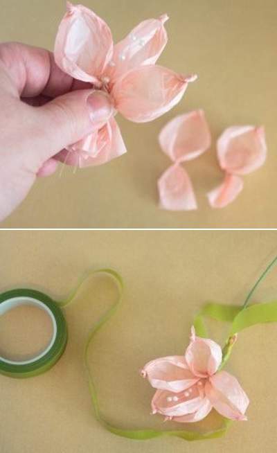 Cách làm bình hoa bằng giấy siêu xinh trang trí bàn học 2