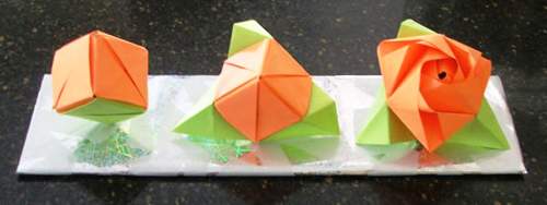 Cách gấp hoa hồng bằng giấy origami đầy ma thuật 28