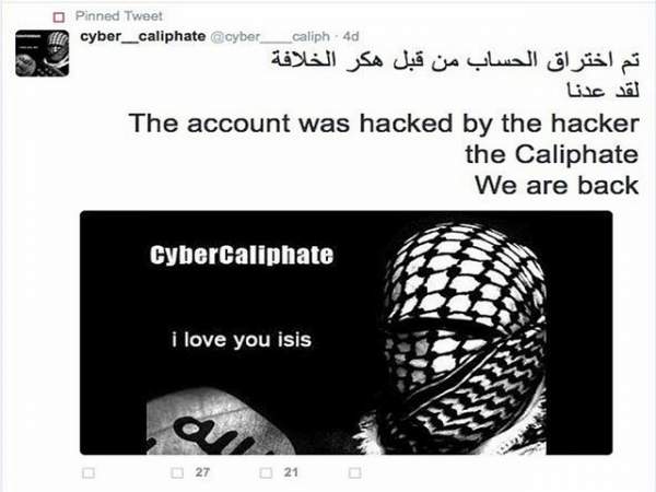 IS chiếm 54.000 tài khoản Twitter để trả thù 2