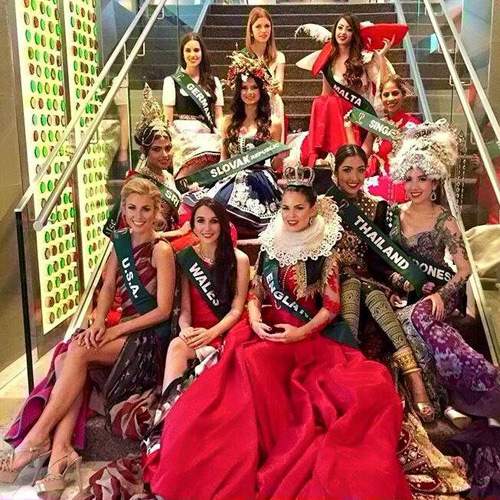 Hoa hậu Mỹ bị "ném đá" vì mặc váy in quốc kỳ quét đất 4
