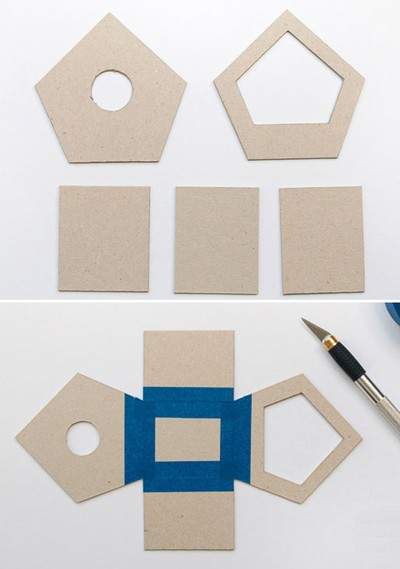 Cách làm ngôi nhà bằng giấy độc đáo mà đa năng 2