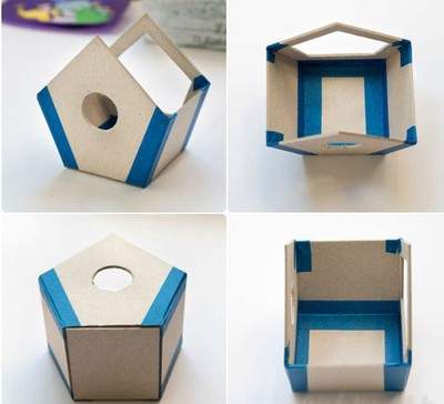 Cách làm ngôi nhà bằng giấy độc đáo mà đa năng 3