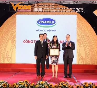 Vinamilk “nắm” vị trí số 1 trong Top 10 doanh nghiệp tư nhân lớn nhất Việt Nam 2015 3