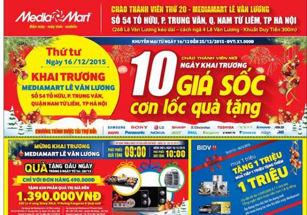 MediaMart khai trương siêu thị điện máy thứ 20 tại Hà Nội 2