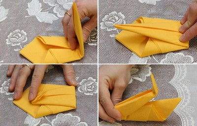 Cách gấp khăn ăn đẹp hình thiên nga cho bàn tiệc ngày Tết 3