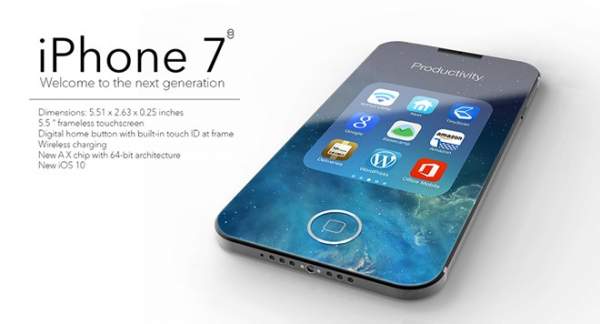 Bản dựng iPhone 7 không viền với nút home chìm độc đáo 2